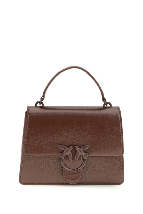 PINKO Braune Lammleder Ovis Aries Aries Handtasche by PINKO