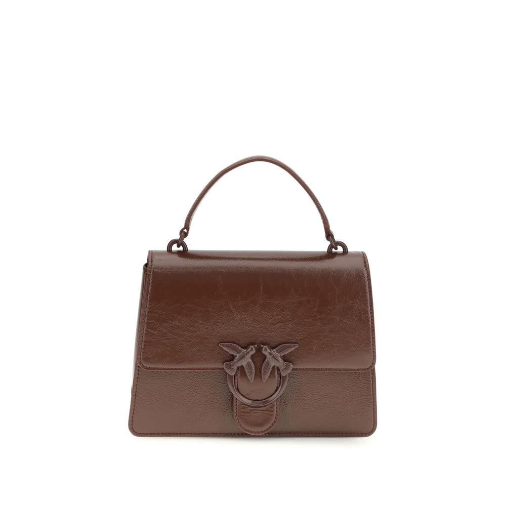 PINKO Braune Lammleder Ovis Aries Aries Handtasche by PINKO