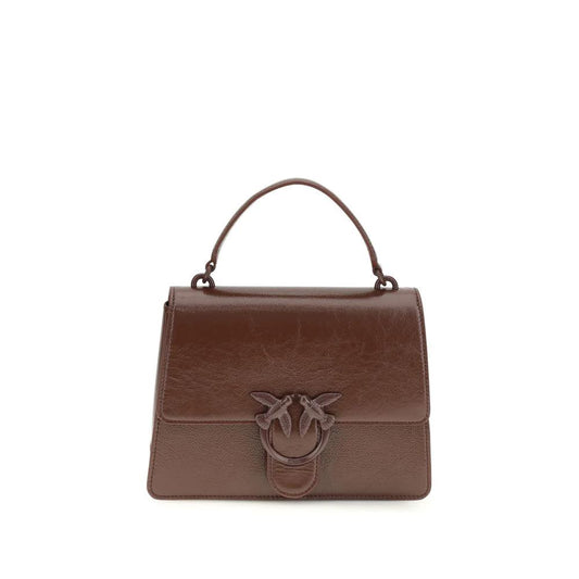 PINKO Braune Lammleder Ovis Aries Aries Handtasche by PINKO