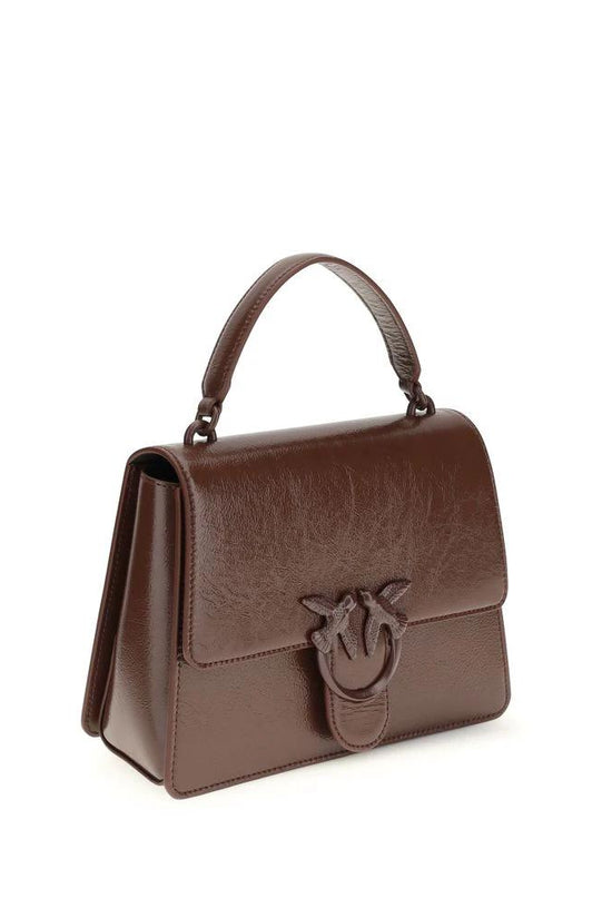 PINKO Braune Lammleder Ovis Aries Aries Handtasche by PINKO