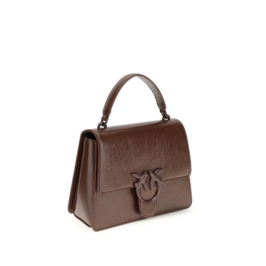 PINKO Braune Lammleder Ovis Aries Aries Handtasche by PINKO