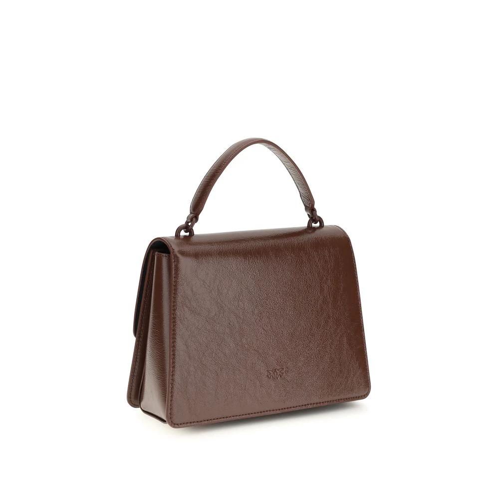 PINKO Braune Lammleder Ovis Aries Aries Handtasche by PINKO