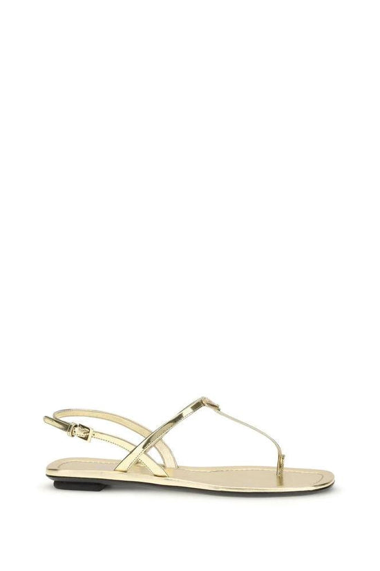 Prada Sandalen aus silbernem Kalbsleder Bos Taurus by Prada