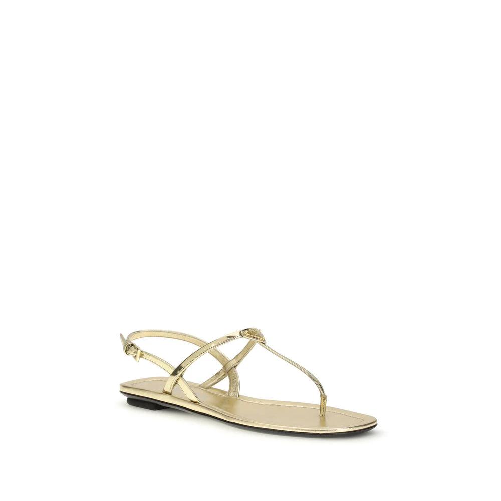 Prada Sandalen aus silbernem Kalbsleder Bos Taurus by Prada