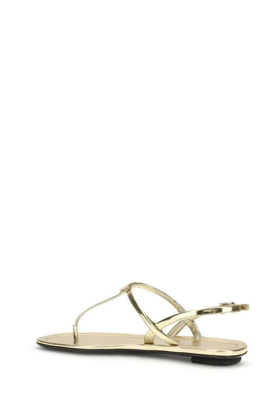 Prada Sandalen aus silbernem Kalbsleder Bos Taurus by Prada