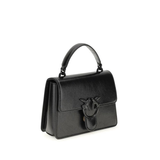 PINKO Schwarze Ziegenleder-Handtasche by PINKO