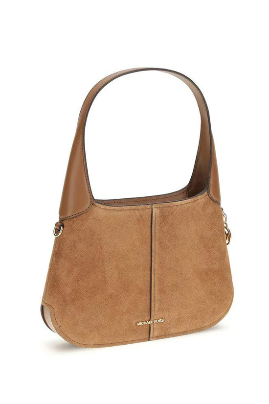 Michael Kors Beige Calf Leather Bos Taurus Shoulder Bag by Michael Kors