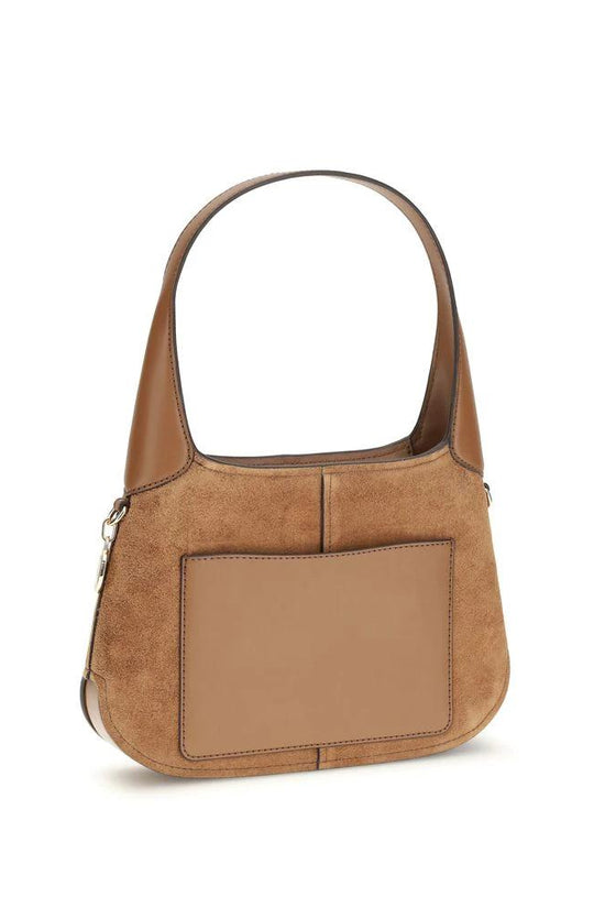 Michael Kors Beige Calf Leather Bos Taurus Shoulder Bag by Michael Kors