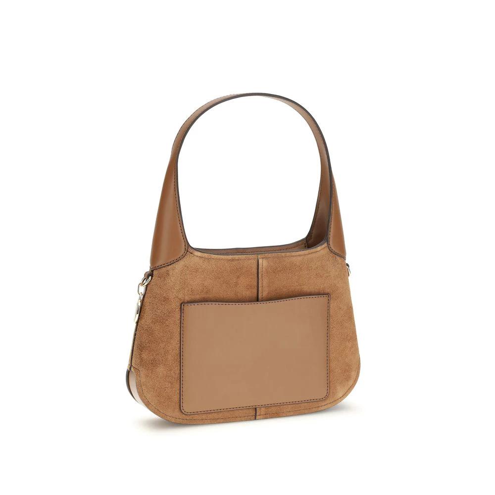 Michael Kors Beige Calf Leather Bos Taurus Shoulder Bag by Michael Kors