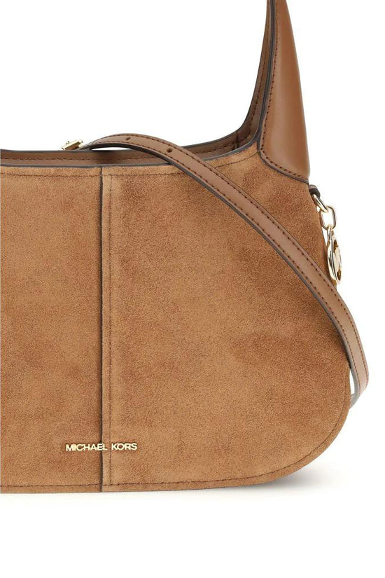 Michael Kors Beige Calf Leather Bos Taurus Shoulder Bag by Michael Kors