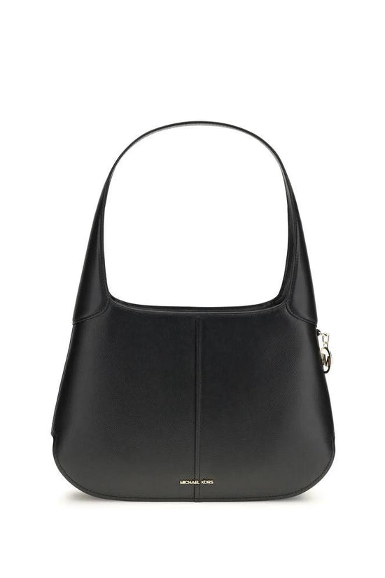 Michael Kors Schwarze Bos Taurus Kalbsleder Schultertasche by Michael Kors