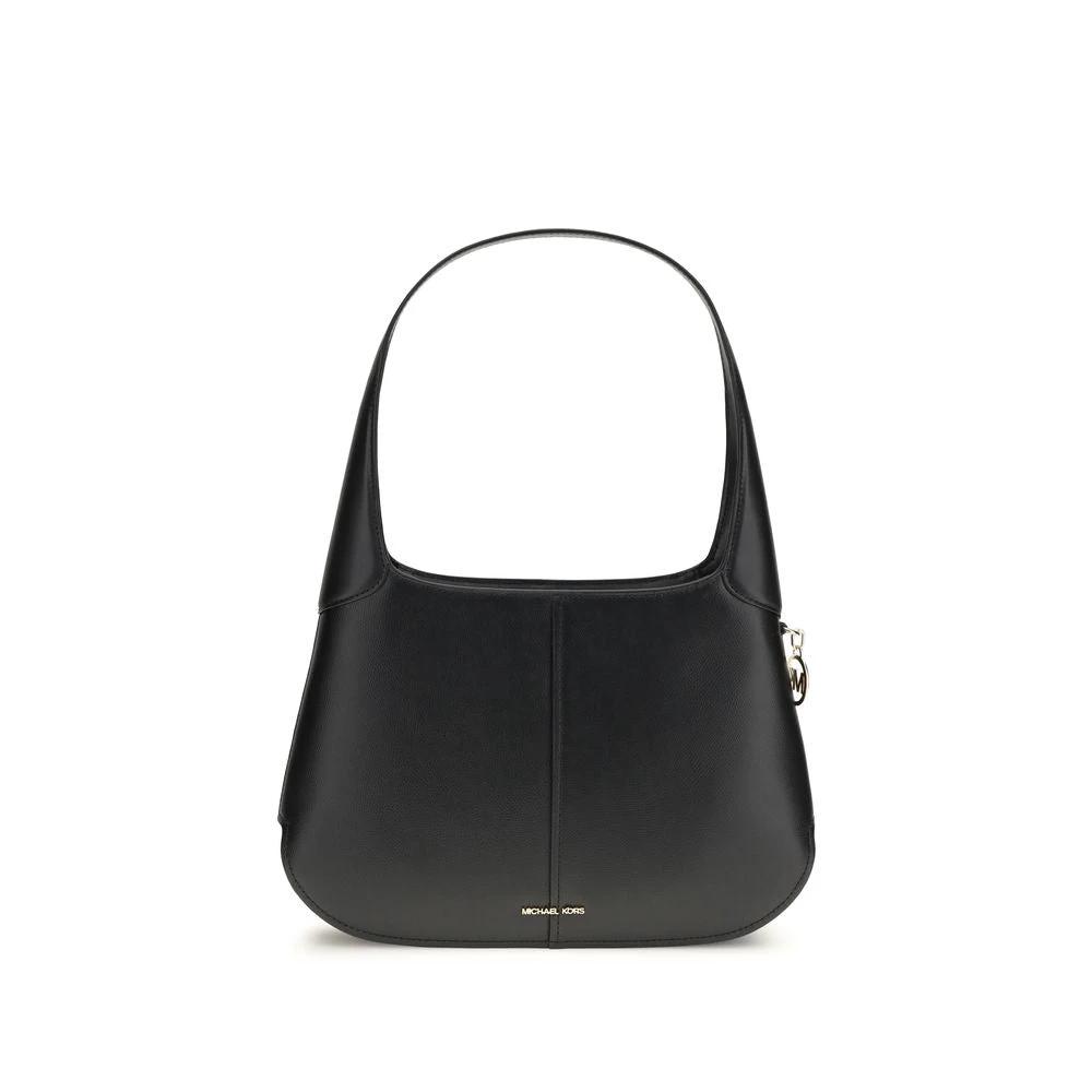 Michael Kors Schwarze Bos Taurus Kalbsleder Schultertasche by Michael Kors