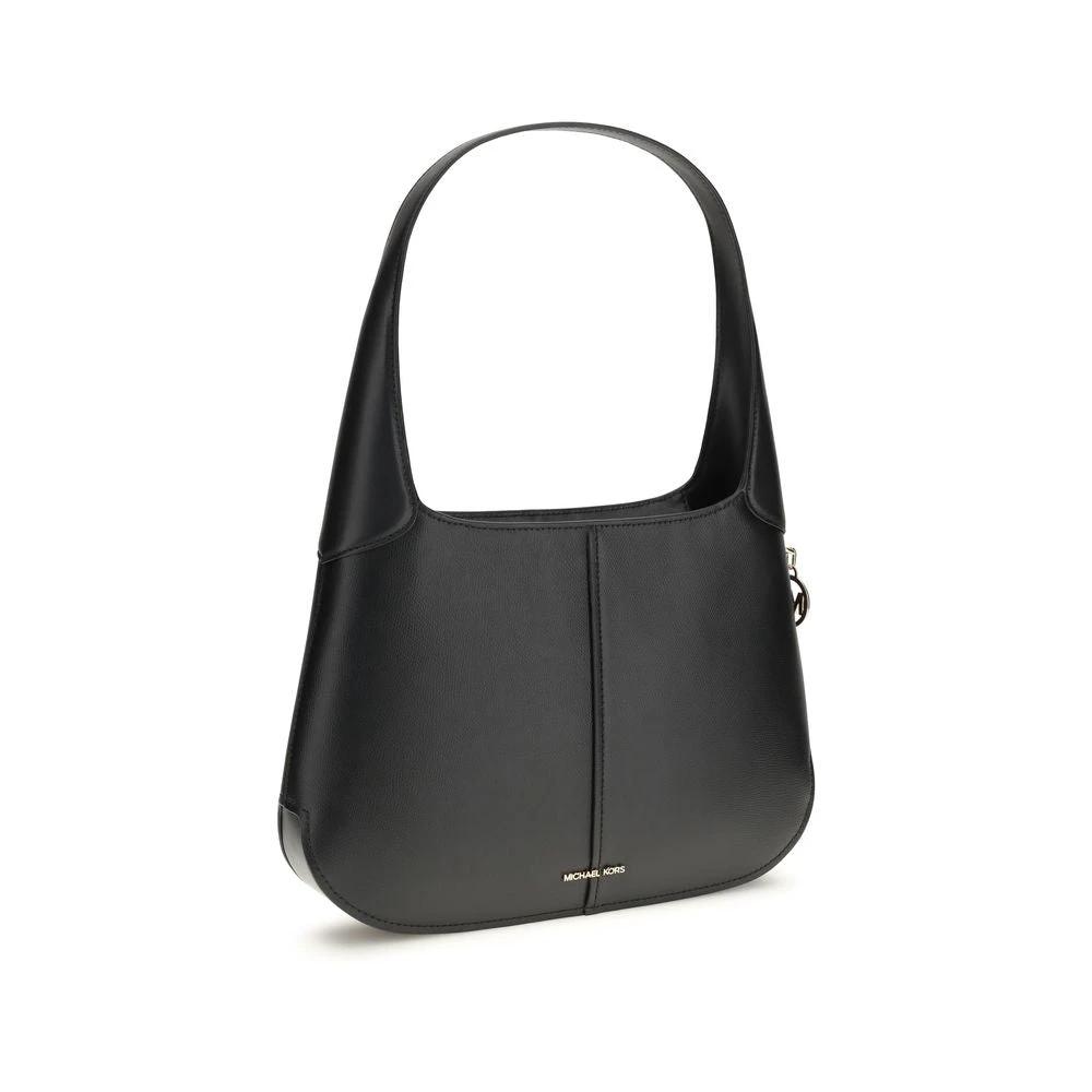 Michael Kors Schwarze Bos Taurus Kalbsleder Schultertasche by Michael Kors