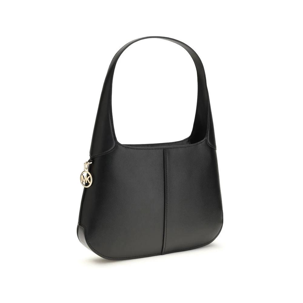 Michael Kors Schwarze Bos Taurus Kalbsleder Schultertasche by Michael Kors
