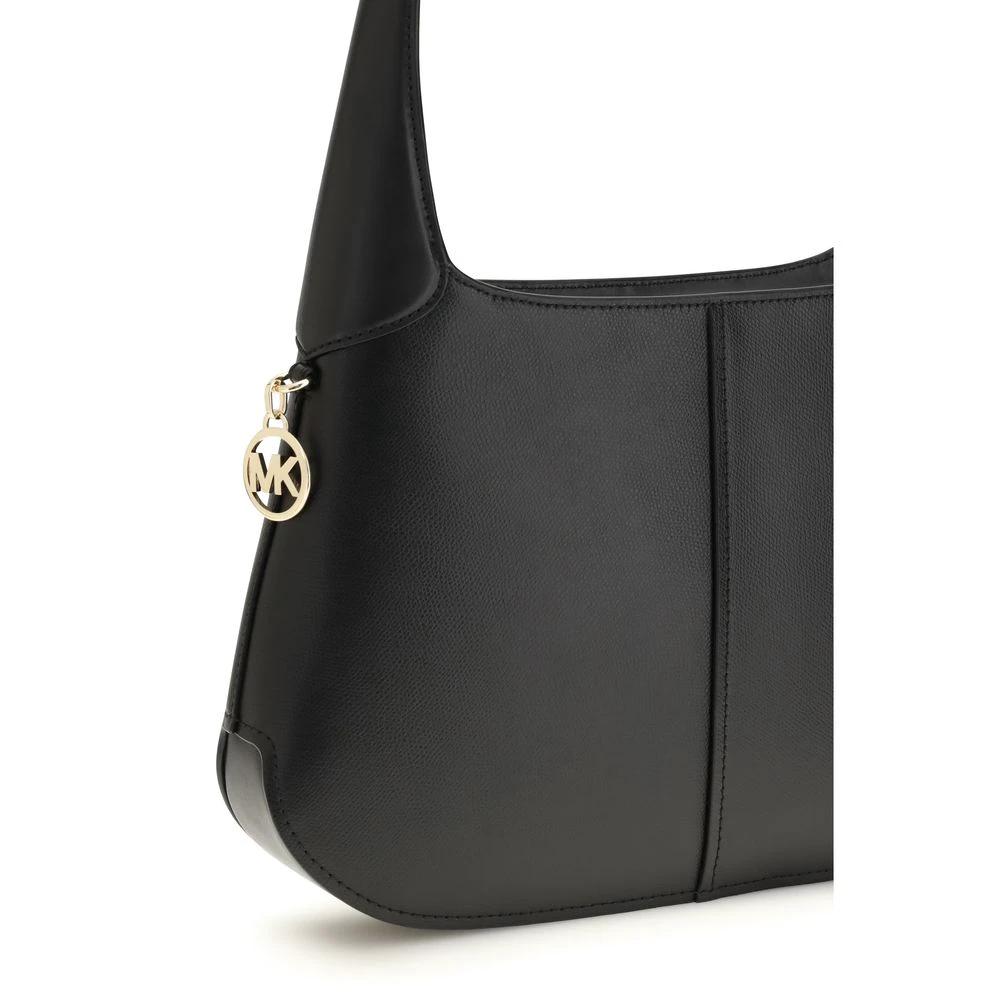 Michael Kors Schwarze Bos Taurus Kalbsleder Schultertasche by Michael Kors