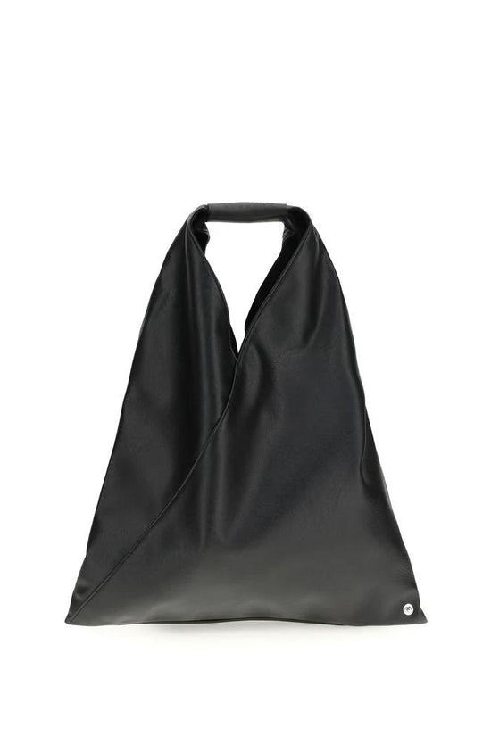 MM6 Schwarze Handtasche aus Polyethylen by MM6
