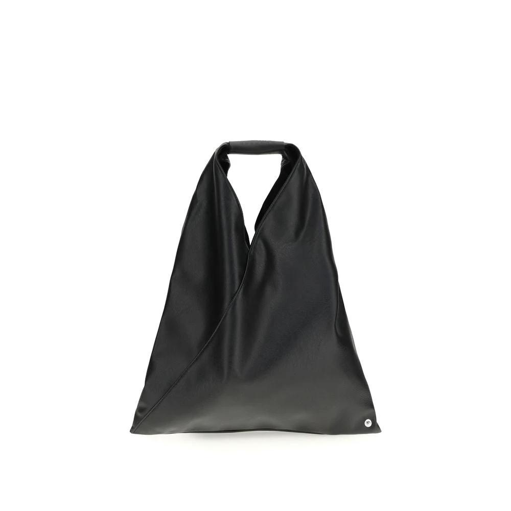 MM6 Schwarze Handtasche aus Polyethylen by MM6