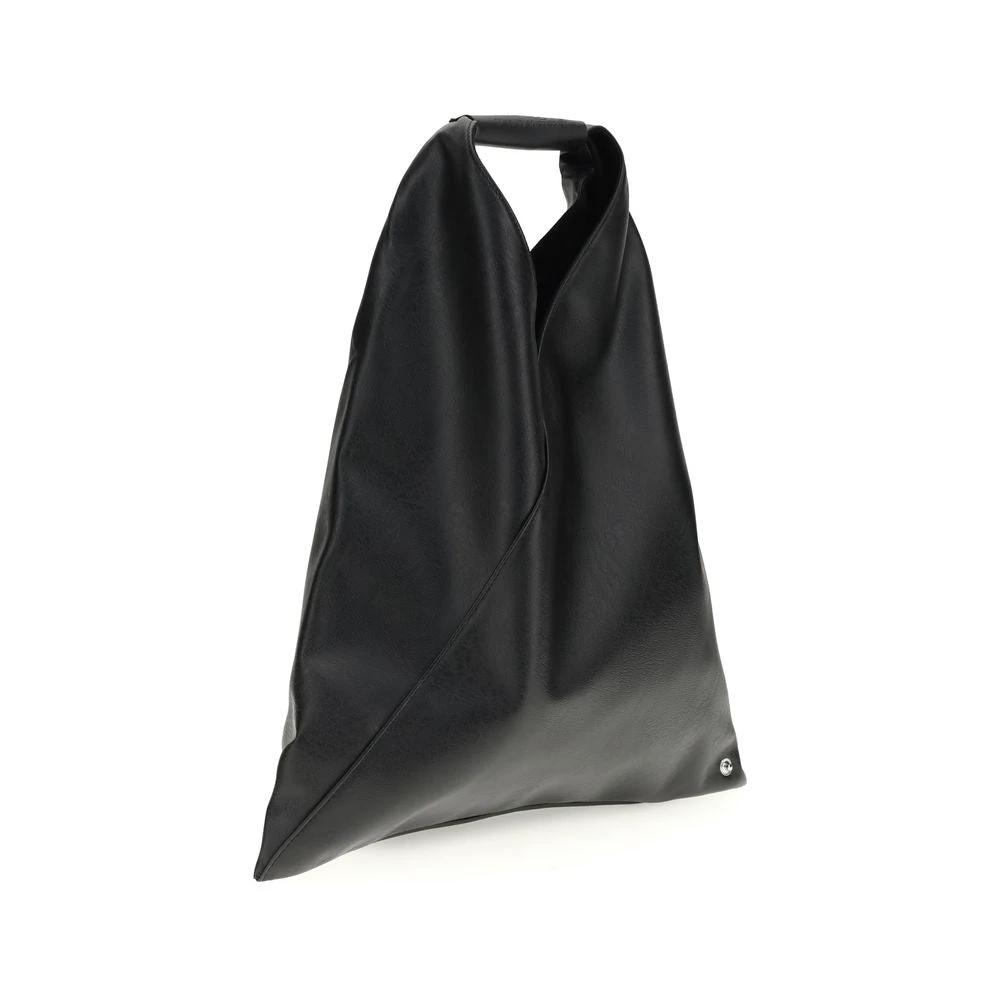 MM6 Schwarze Handtasche aus Polyethylen by MM6
