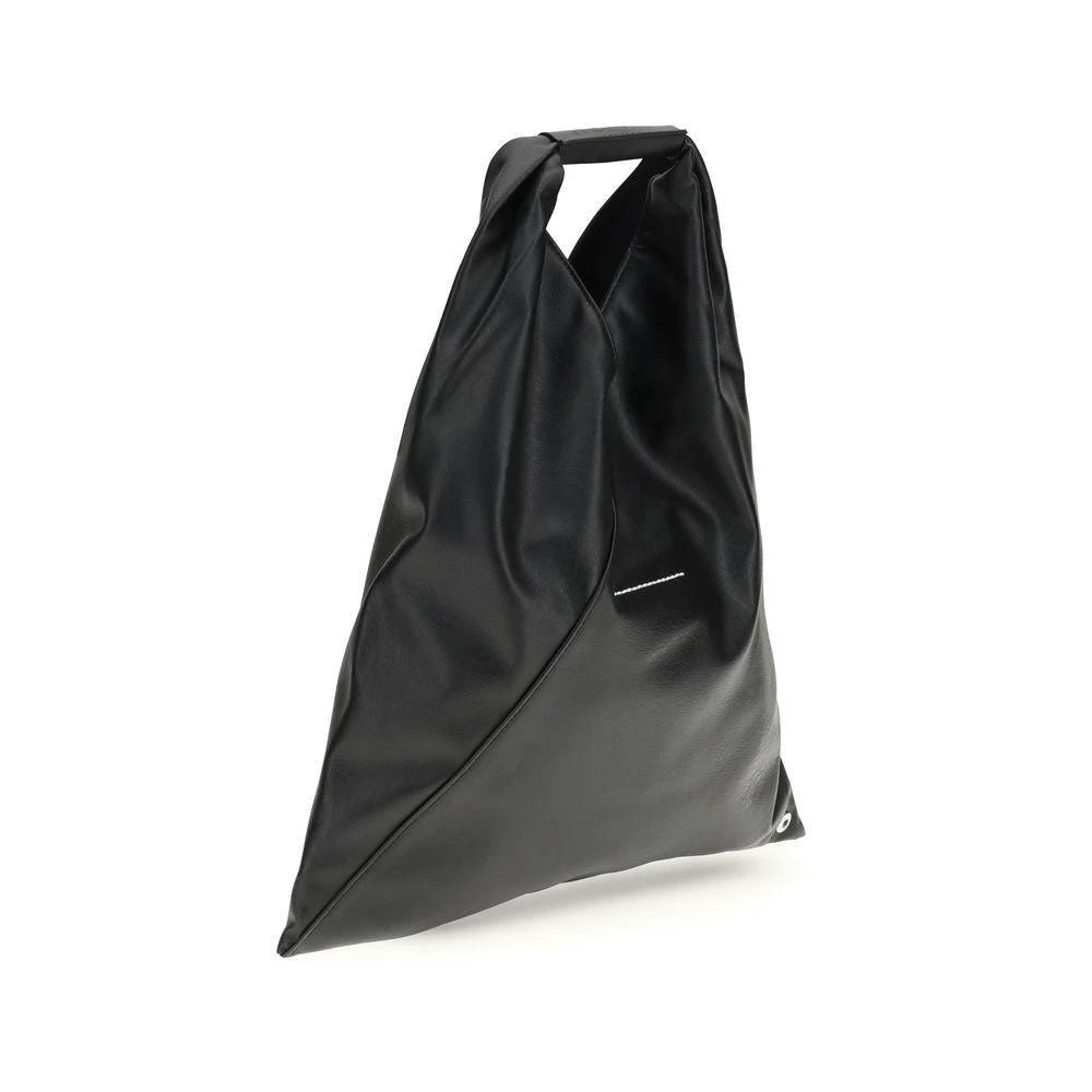 MM6 Schwarze Handtasche aus Polyethylen by MM6