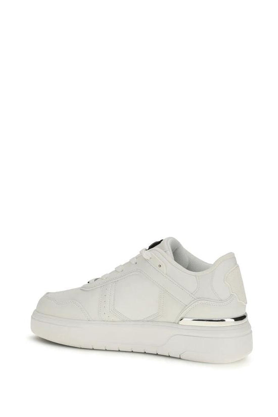 Philipp Plein Weiße Kalbsleder Bos Taurus Athletic Sneaker by Philipp Plein