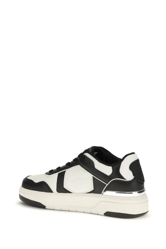 Philipp Plein Schwarze Bos Taurus Kalbsleder Sneaker by Philipp Plein