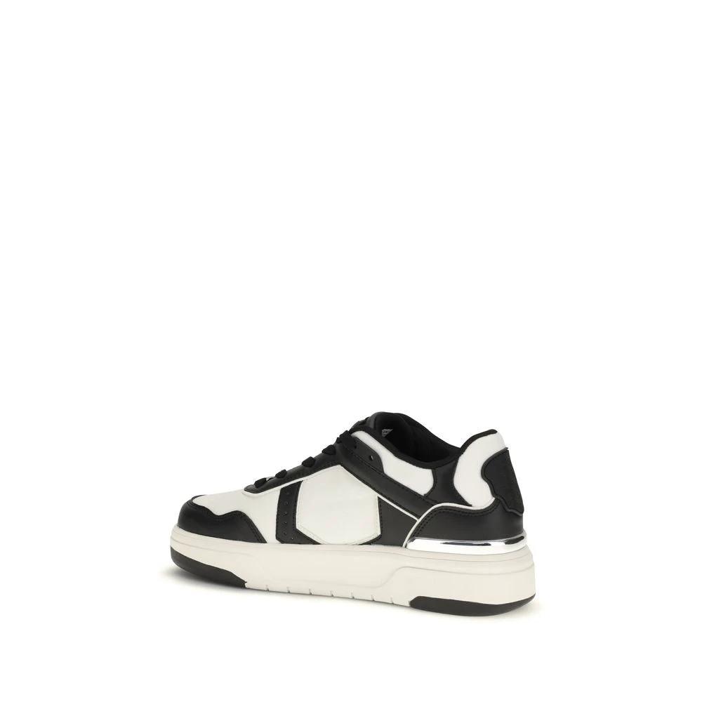 Philipp Plein Schwarze Bos Taurus Kalbsleder Sneaker by Philipp Plein