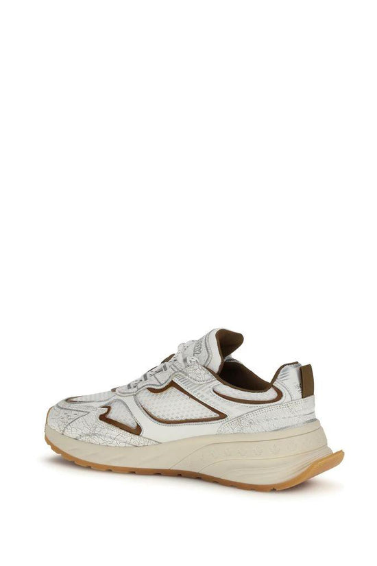 Dsquared² Weiße Bos Taurus Kalbsleder Athletic Sneaker by Dsquared²