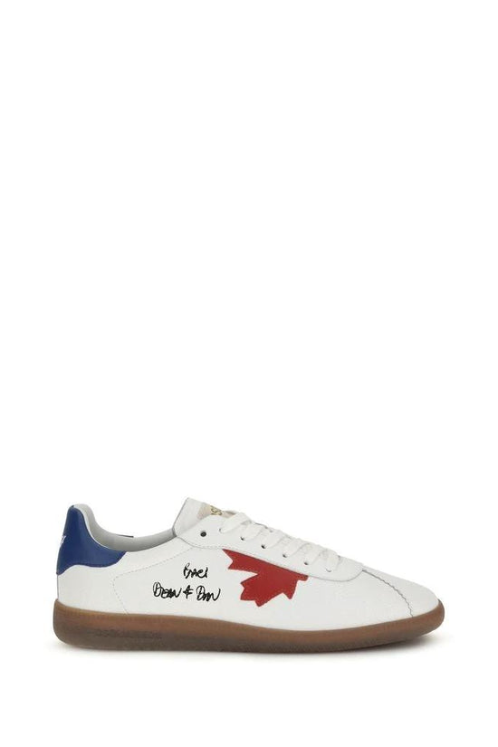 Dsquared² Weiße Bos Taurus Kalbsleder Chunky Sneaker by Dsquared²