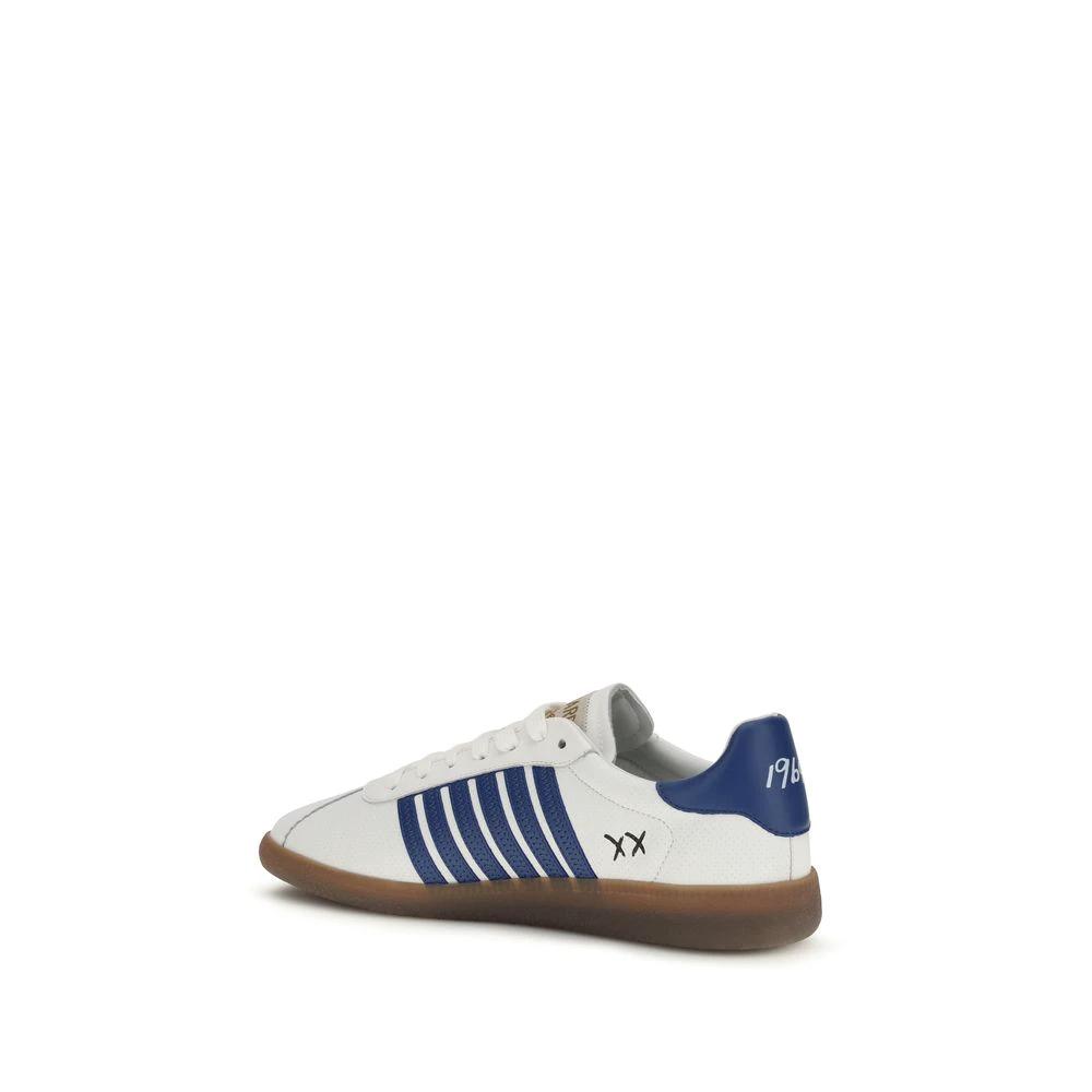 Dsquared² Weiße Bos Taurus Kalbsleder Chunky Sneaker by Dsquared²