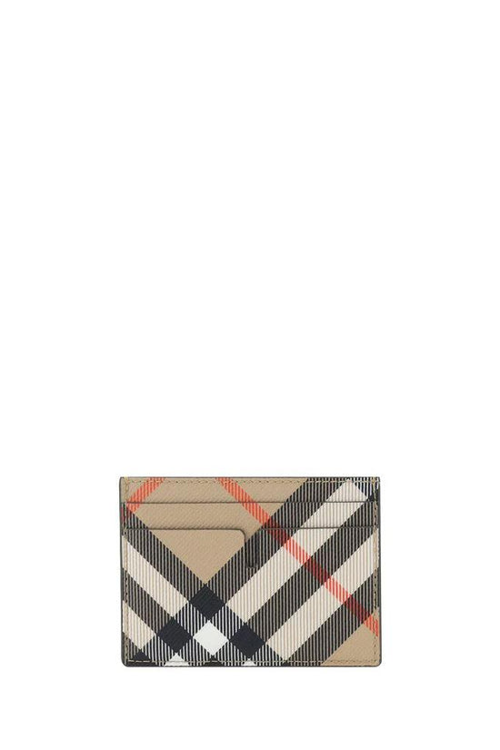 Burberry Beige Cotton Cardholder by Burberry