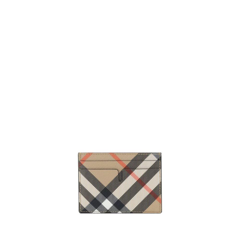 Burberry Beige Cotton Cardholder by Burberry