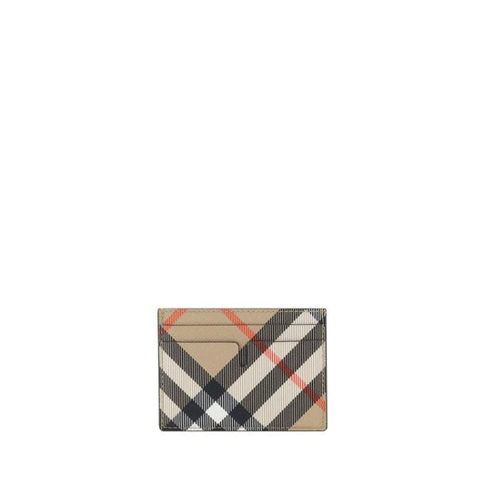Burberry Beige Cotton Cardholder by Burberry