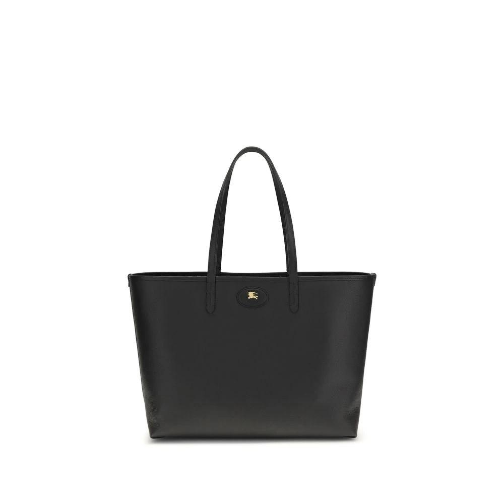 Burberry Schwarze Bos Taurus Kalbsleder Schultertasche by Burberry