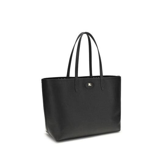 Burberry Schwarze Bos Taurus Kalbsleder Schultertasche by Burberry