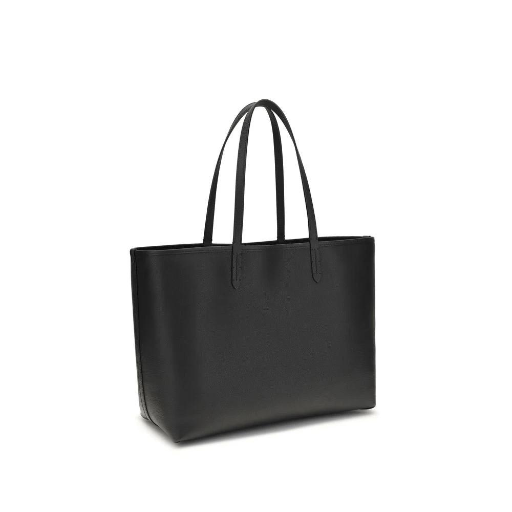Burberry Schwarze Bos Taurus Kalbsleder Schultertasche by Burberry