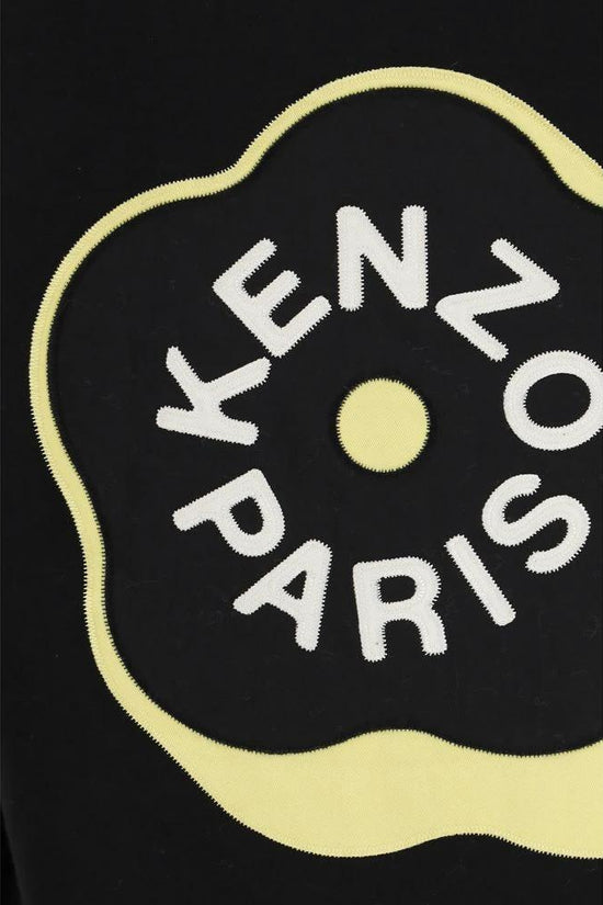 Kenzo Schwarzes Baumwoll-T-Shirt by Kenzo