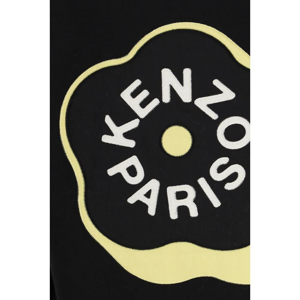 Kenzo Schwarzes Baumwoll-T-Shirt by Kenzo