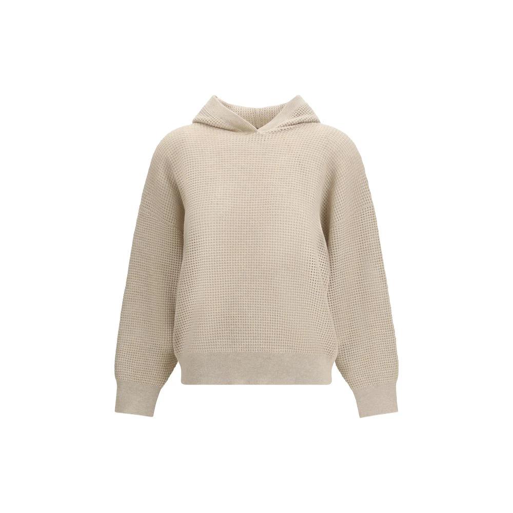 Brunello Cucinelli Cucinelli Beige Kaschmir-Sweatshirt by Brunello Cucinelli Cucinelli