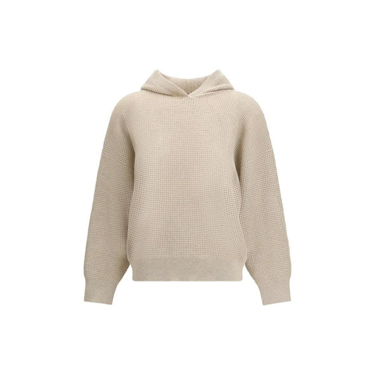 Brunello Cucinelli Cucinelli Beige Kaschmir-Sweatshirt by Brunello Cucinelli Cucinelli
