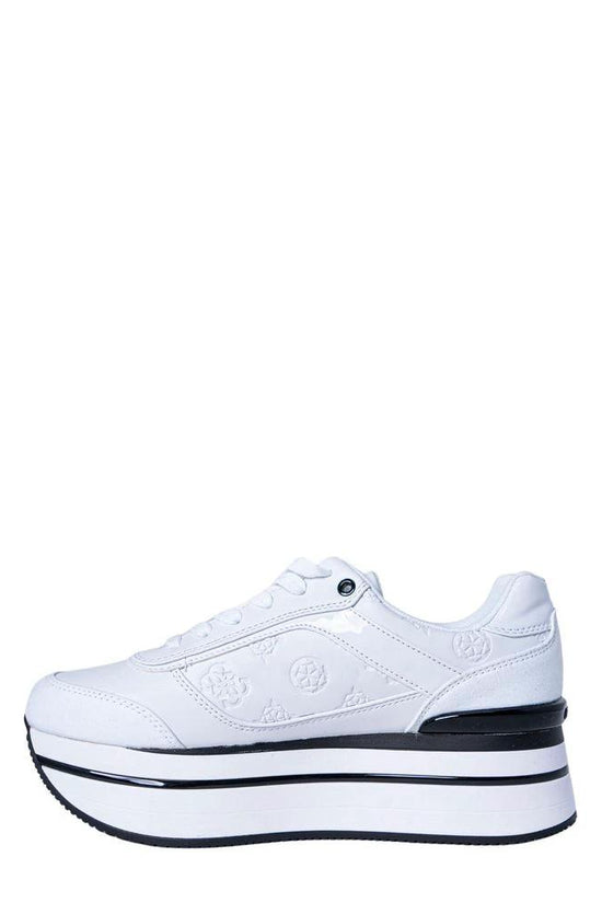Guess Weiße Plateau-Sneaker aus Polyester by Guess