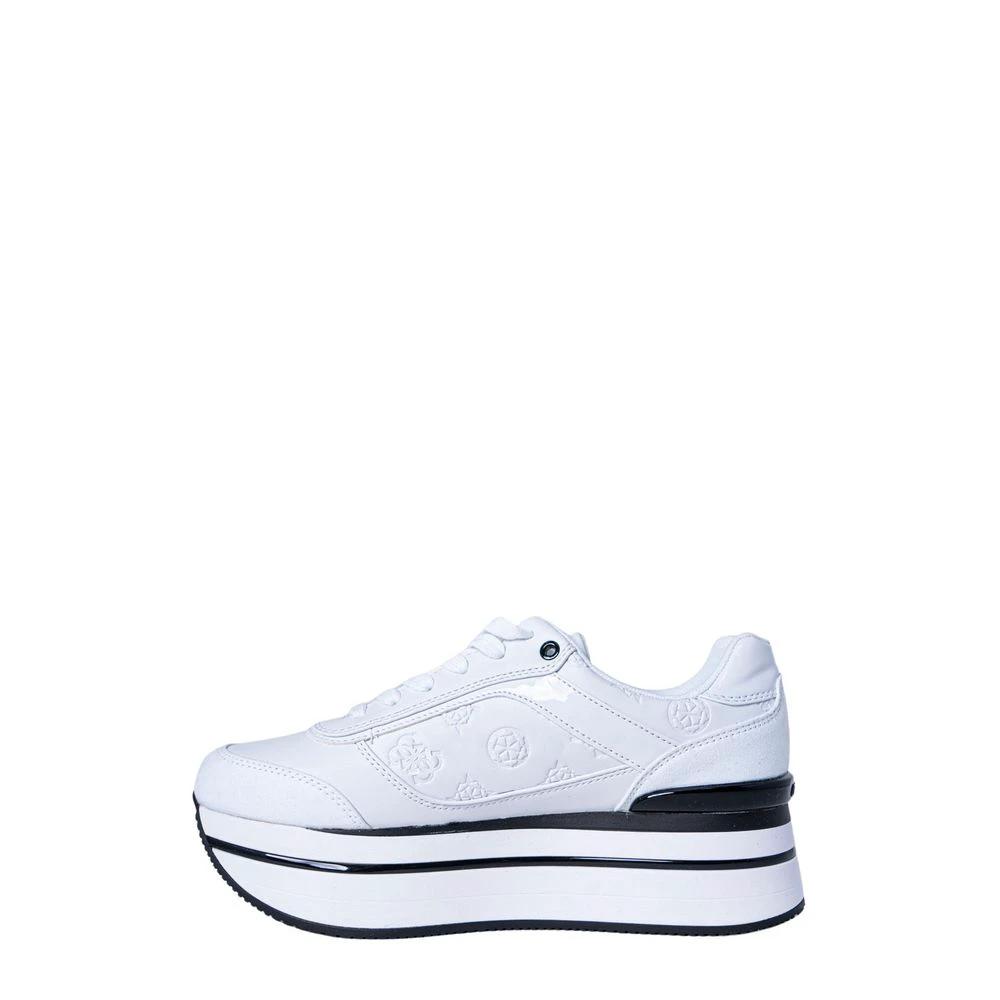 Guess Weiße Plateau-Sneaker aus Polyester by Guess