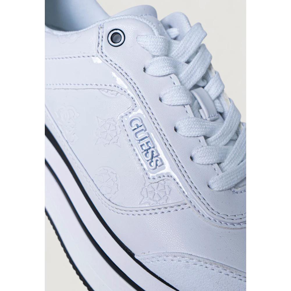 Guess Weiße Plateau-Sneaker aus Polyester by Guess