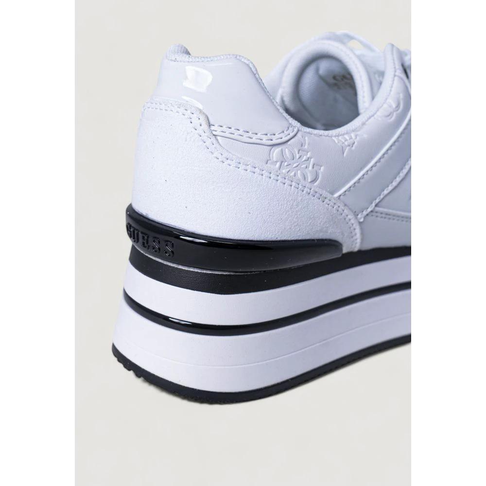 Guess Weiße Plateau-Sneaker aus Polyester by Guess