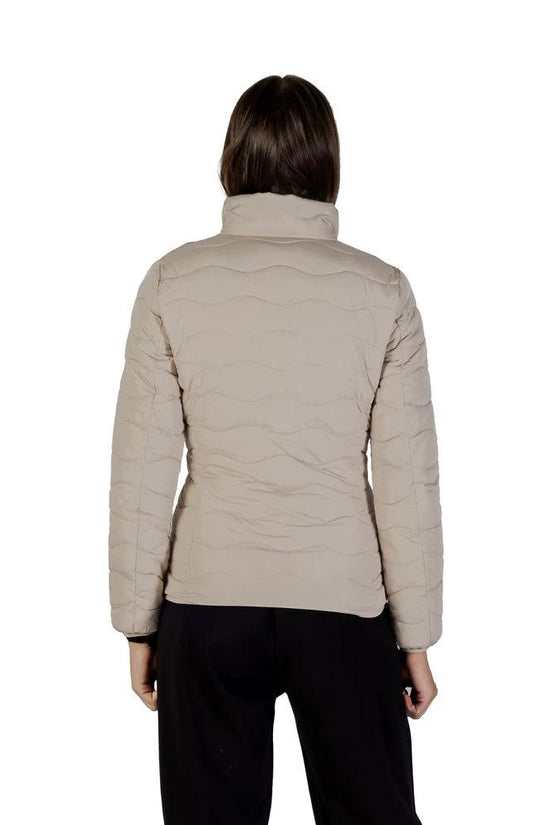 EA7 Emporio Armani Beige Polyester Bomber by EA7 Emporio Armani