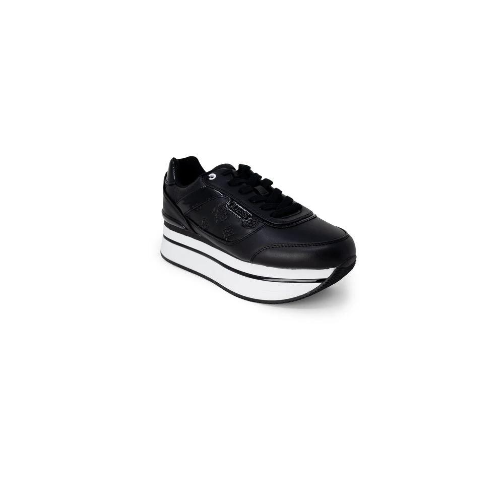 Guess Schwarze Plateau-Sneaker aus Polyethylen by Guess