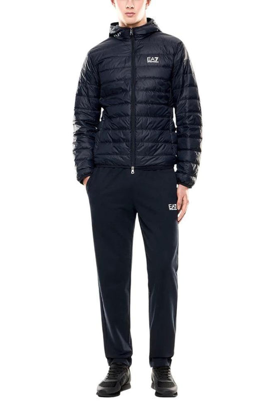 EA7 Emporio Armani Blaue Jacke aus Polyamid by EA7 Emporio Armani