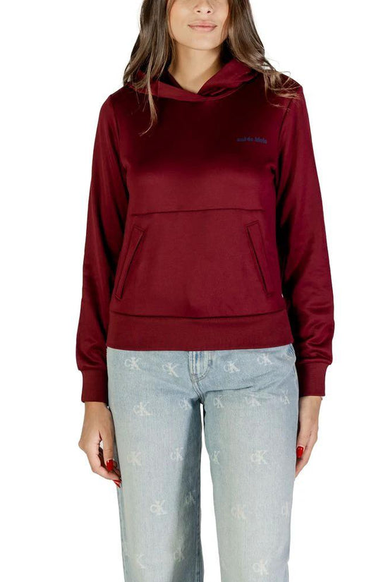 Calvin Klein Kapuzenpullover aus Baumwolle in Bordeaux by Calvin Klein