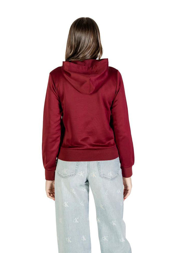 Calvin Klein Kapuzenpullover aus Baumwolle in Bordeaux by Calvin Klein