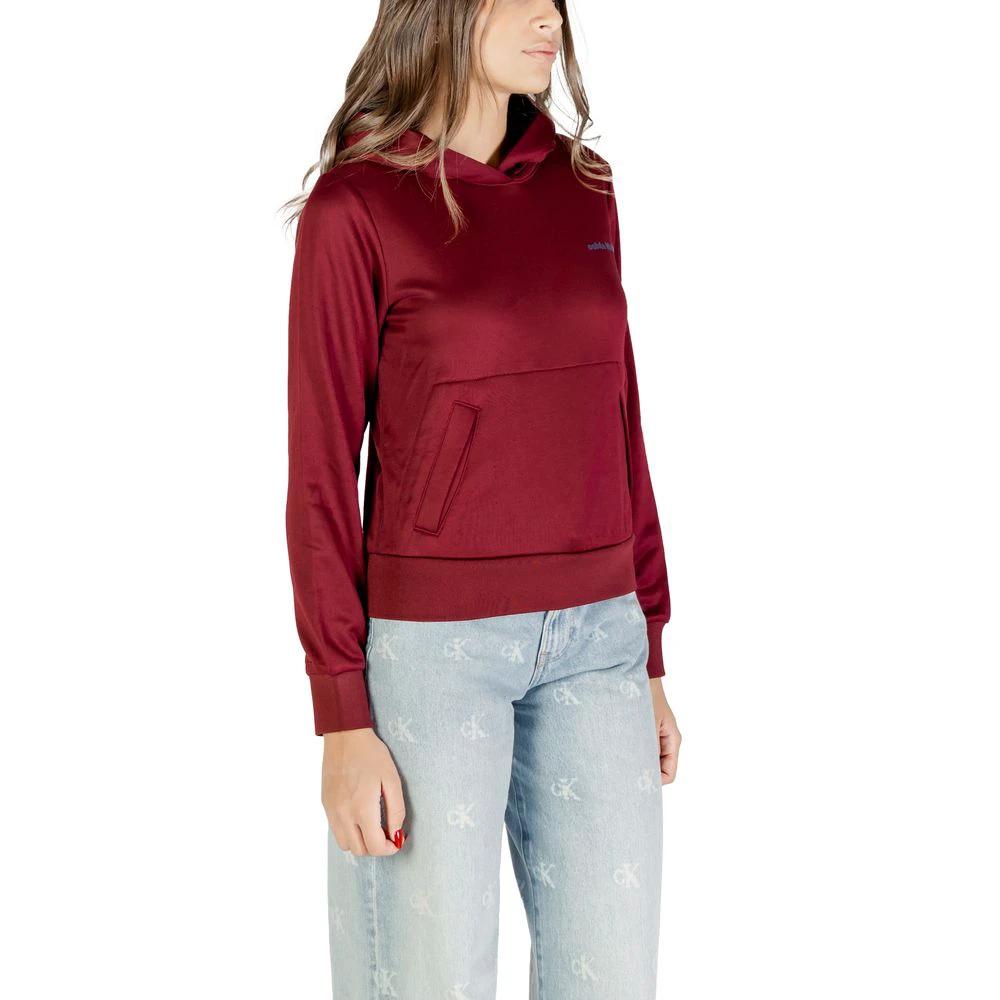 Calvin Klein Kapuzenpullover aus Baumwolle in Bordeaux by Calvin Klein