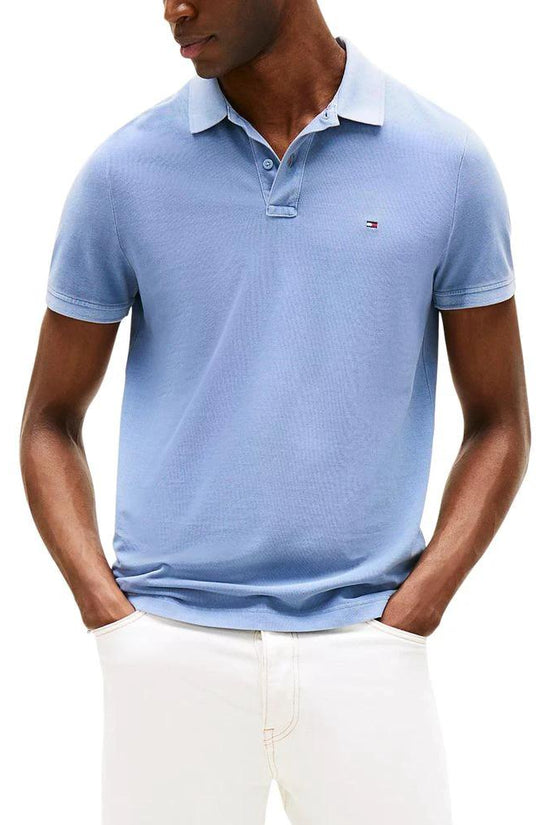 Tommy Hilfiger Blaues Baumwoll-Polohemd by Tommy Hilfiger